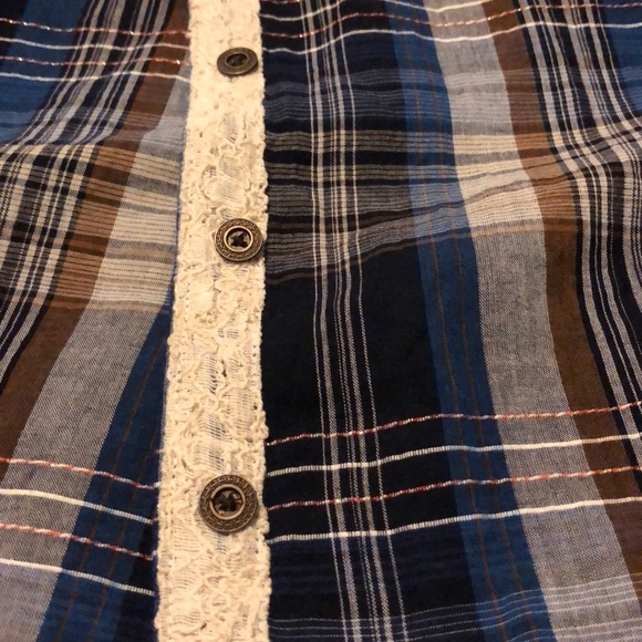 Plaid Button down - Picture 3 of 3